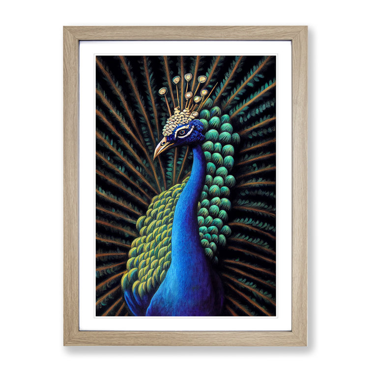 World Menagerie XV10223679X Pretty Peacock Picture Frame Photograph